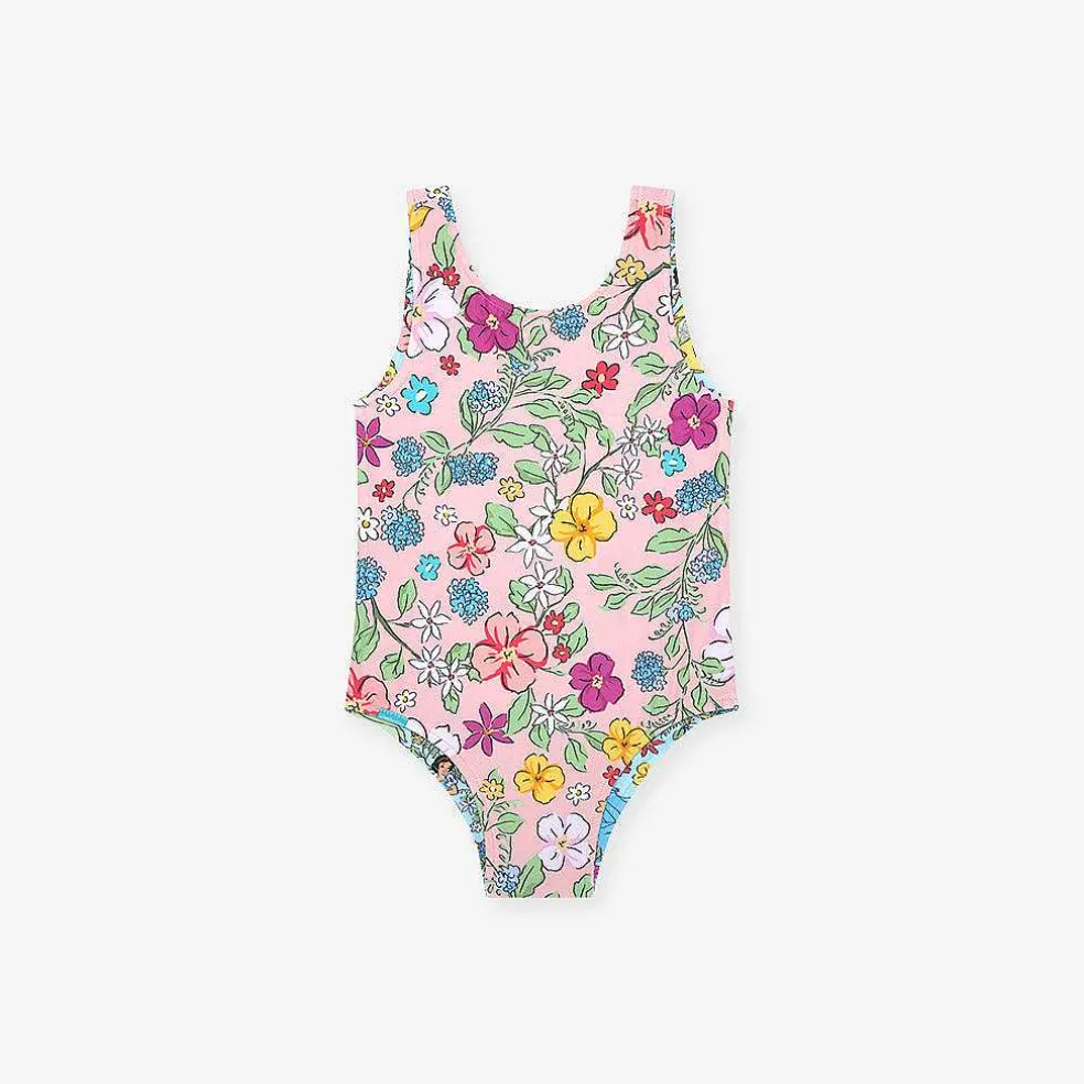 Posh Peanut Reversible One Piece Swimsuit New
