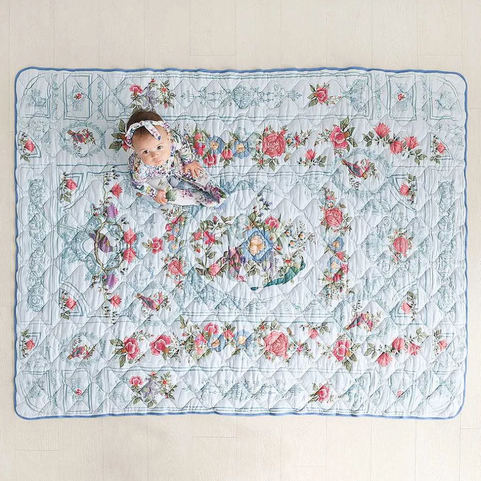Posh Peanut Reversible Quilted Patoo® Blanket Best Sale