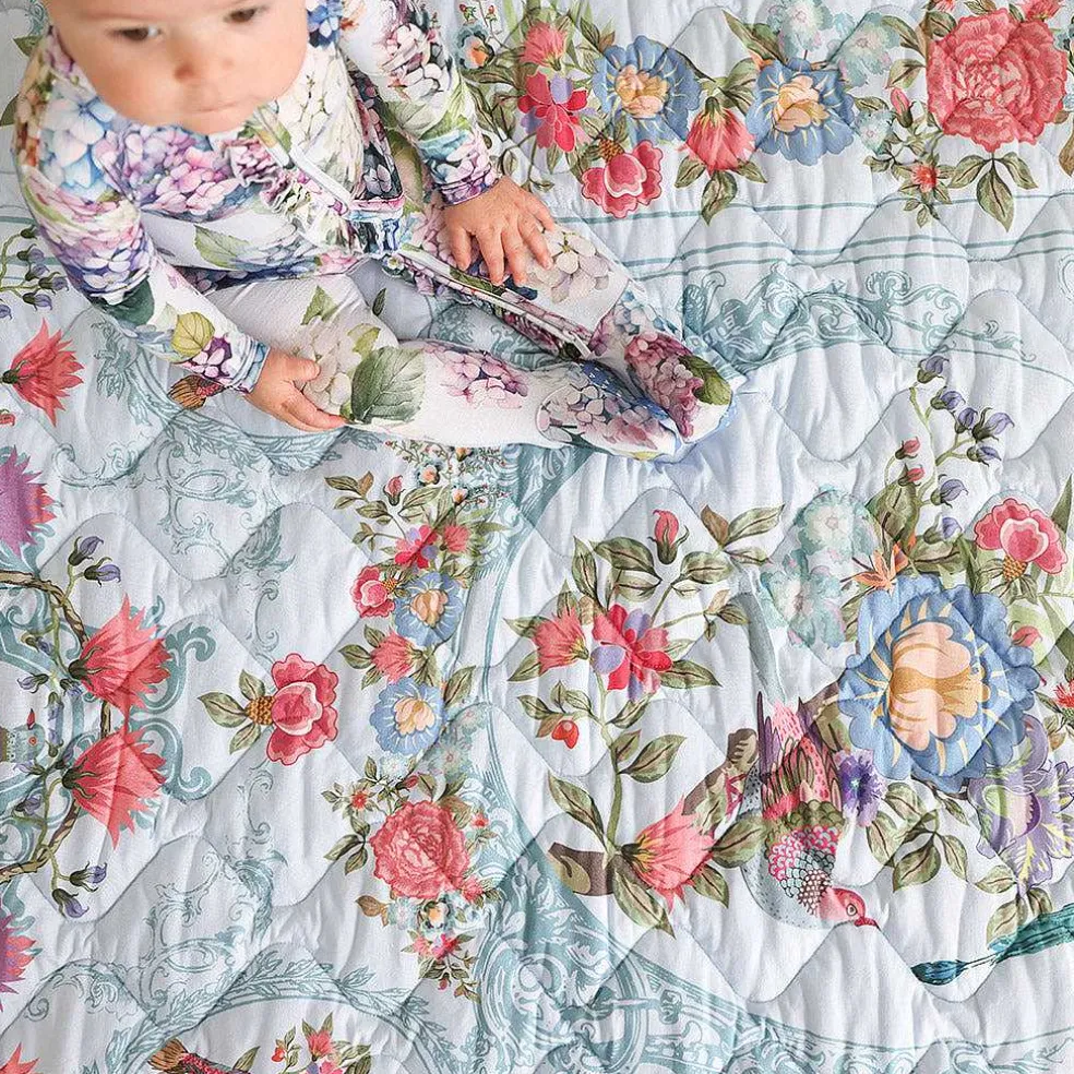 Posh Peanut Reversible Quilted Patoo® Blanket Best Sale