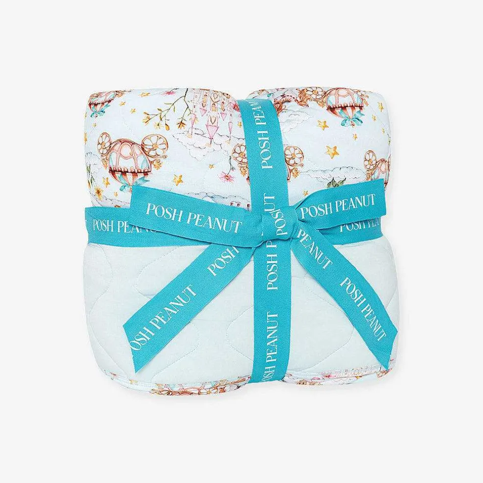Posh Peanut Reversible Quilted Patoo® Blanket Best
