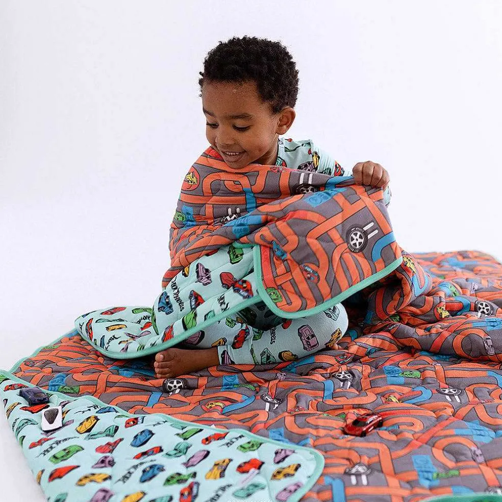 Posh Peanut Reversible Quilted Patoo® Blanket Cheap