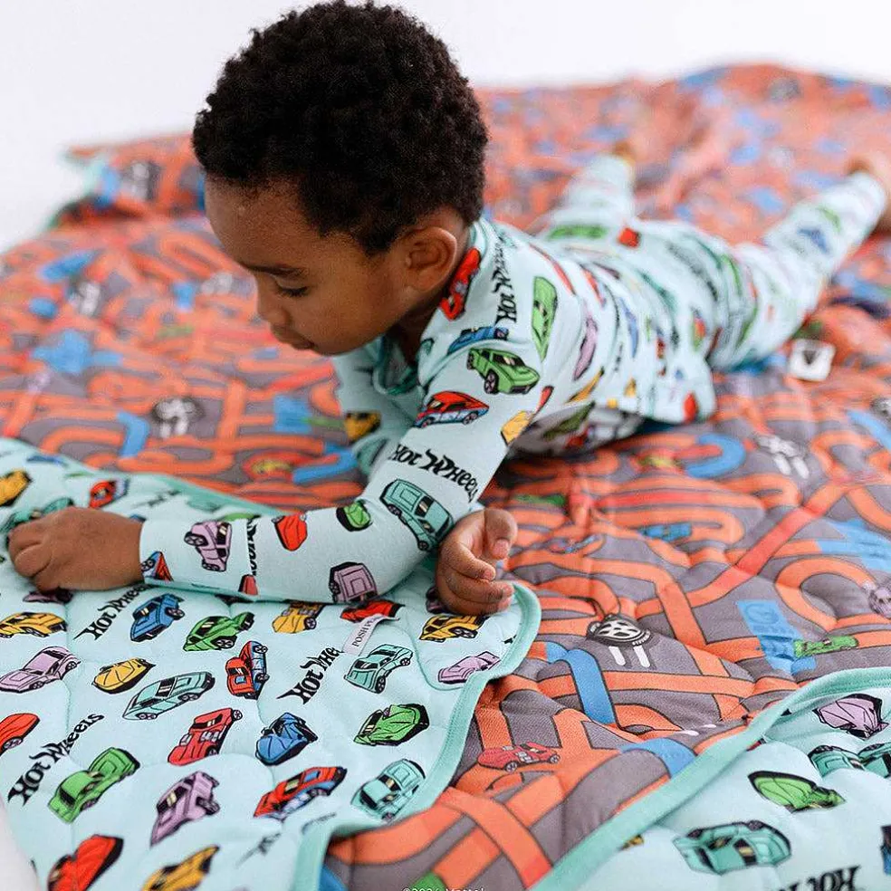 Posh Peanut Reversible Quilted Patoo® Blanket Cheap