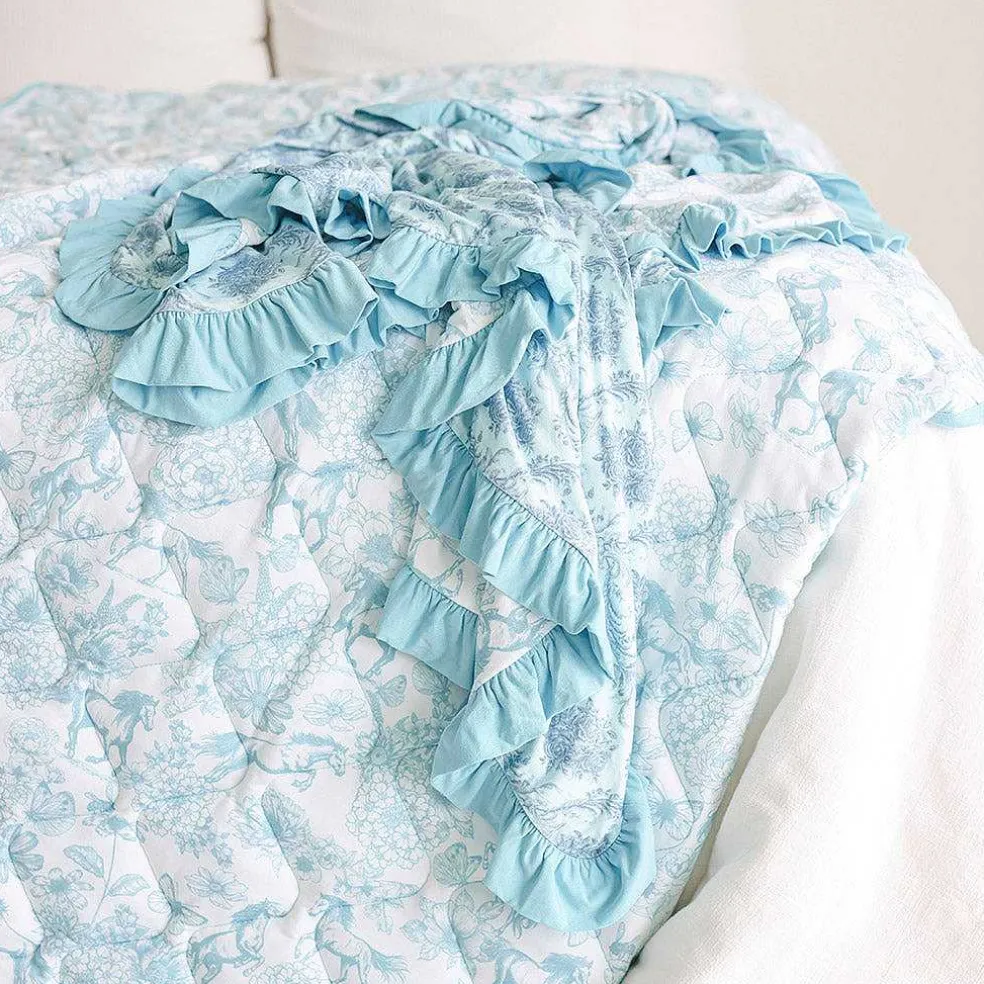 Posh Peanut Reversible Quilted Patoo® Blanket Best