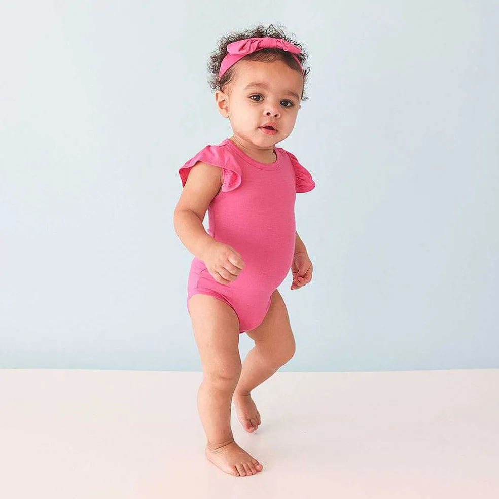 Posh Peanut Ruffled Bodysuit New