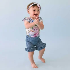 Posh Peanut Ruffled Bodysuit Clearance