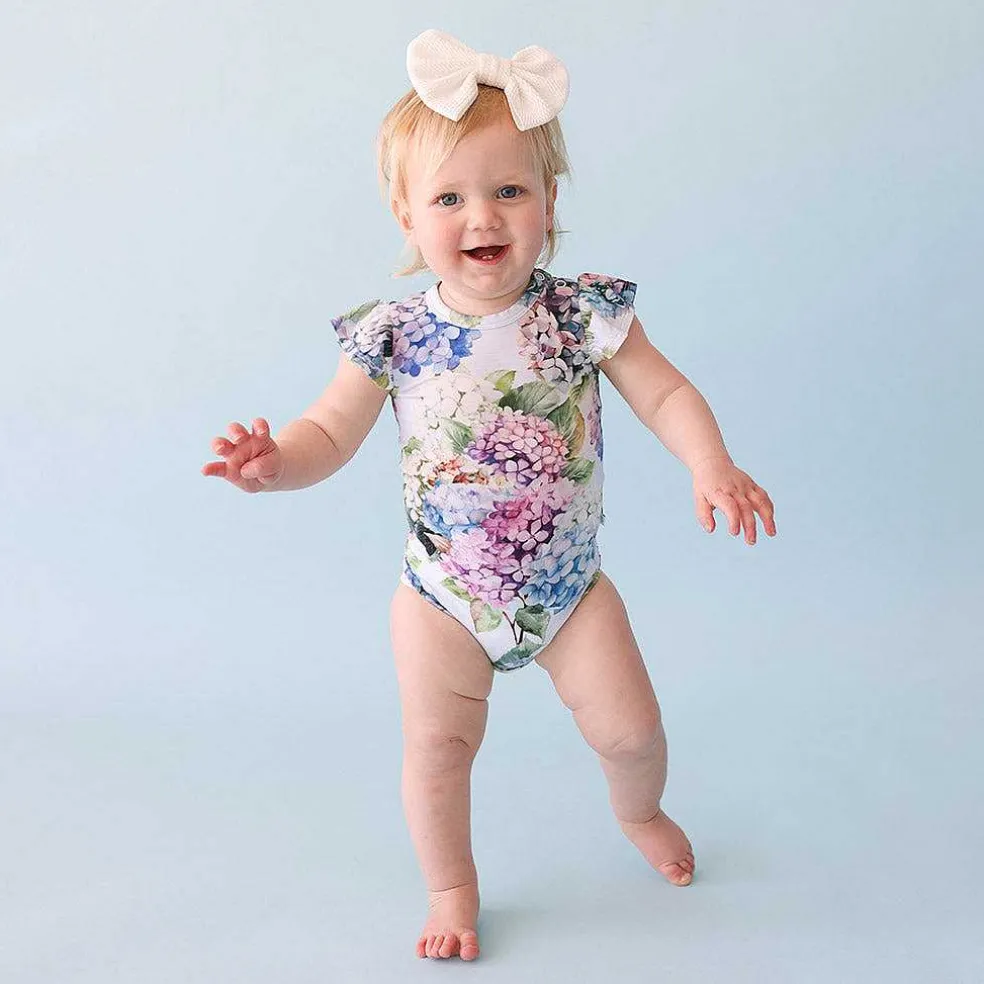 Posh Peanut Ruffled Bodysuit Clearance