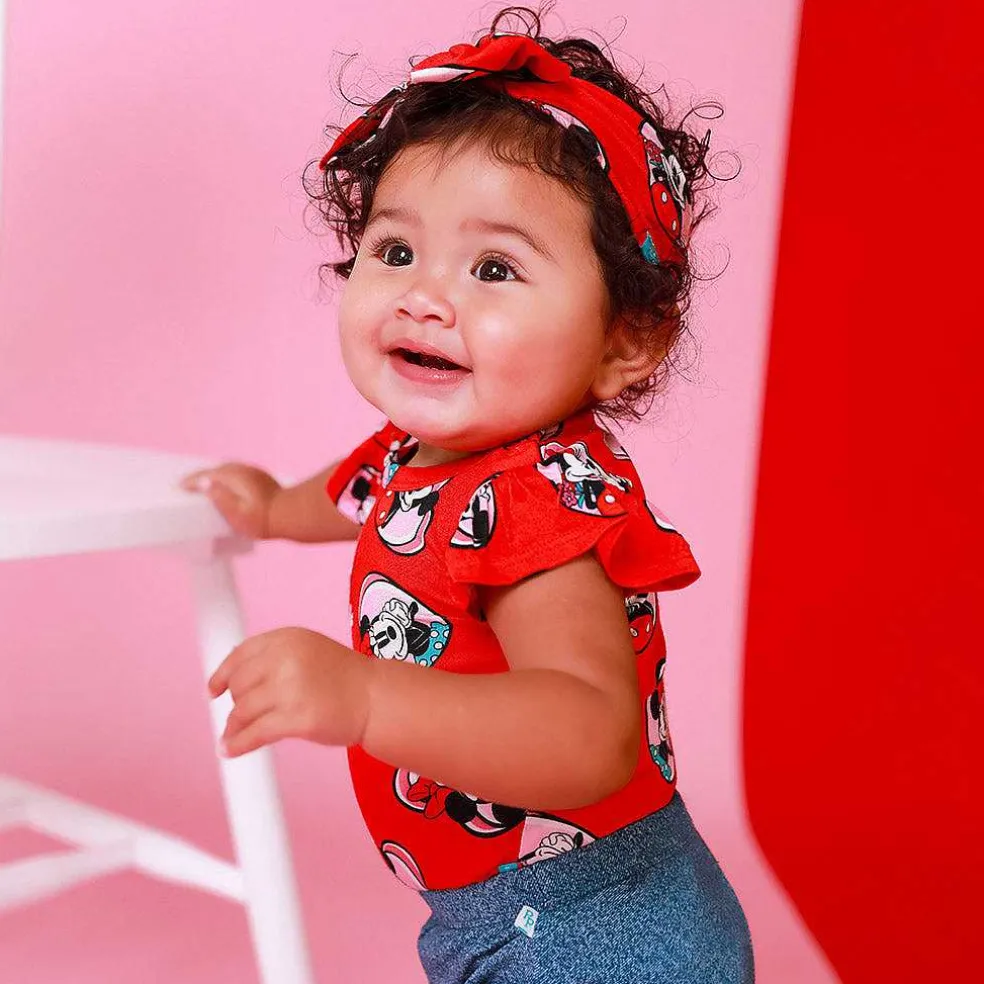 Posh Peanut Ruffled Bodysuit Cheap