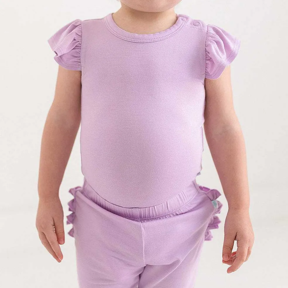 Posh Peanut Ruffled Bodysuit Cheap