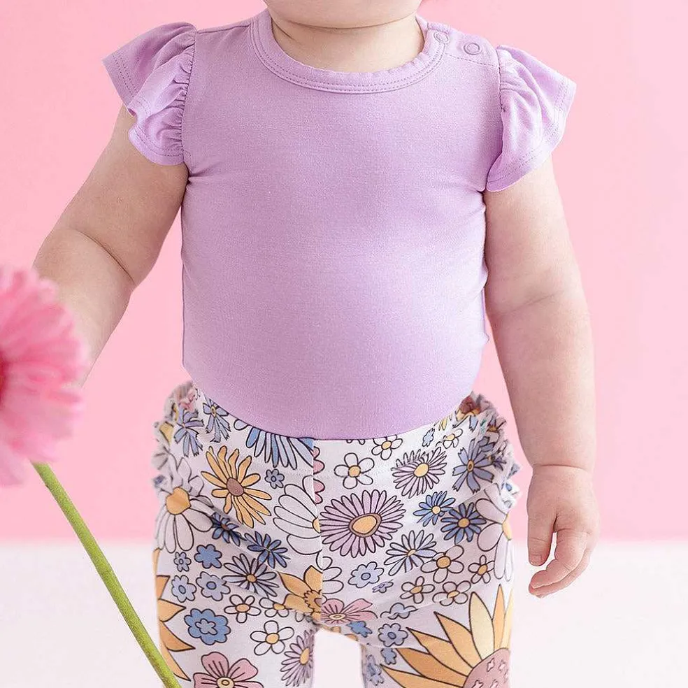 Posh Peanut Ruffled Bodysuit Cheap