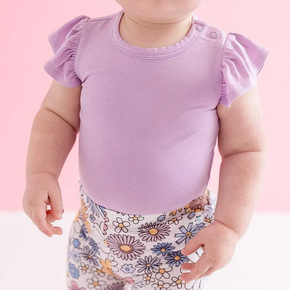 Posh Peanut Ruffled Bodysuit Cheap