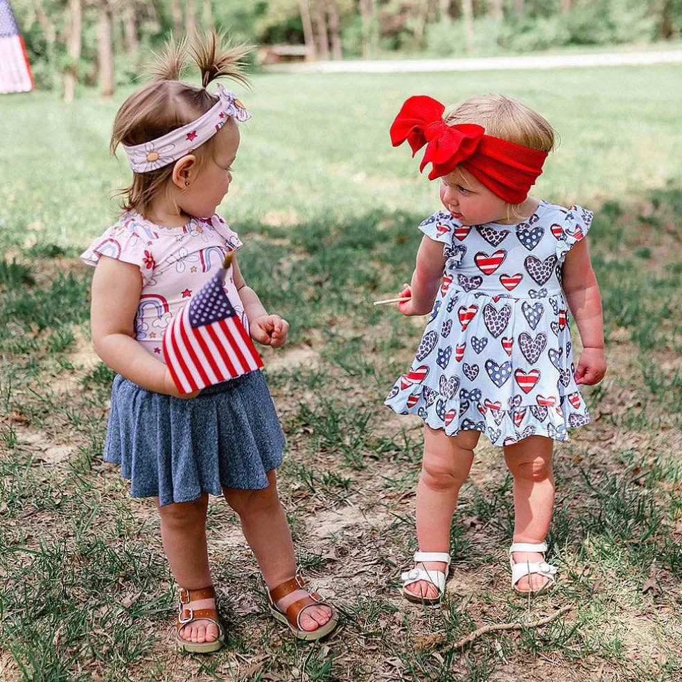 Posh Peanut Ruffled Bodysuit Flash Sale