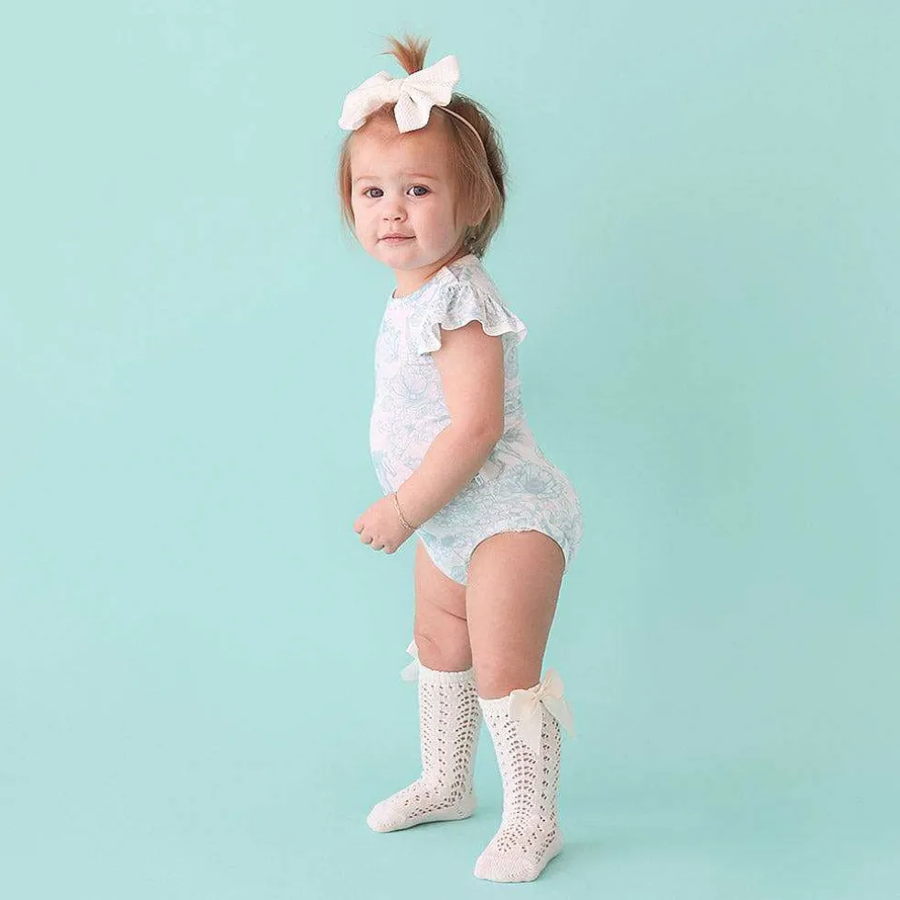 Posh Peanut Ruffled Bodysuit Hot