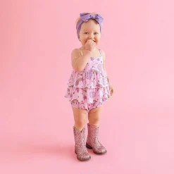 Posh Peanut Ruffled Bubble Romper Store