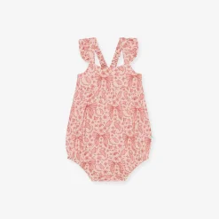 Posh Peanut Ruffled Bubble Romper New