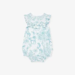 Posh Peanut Ruffled Bubble Romper Clearance