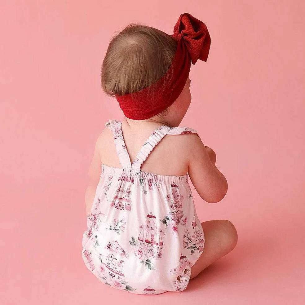 Posh Peanut Ruffled Bubble Romper Clearance
