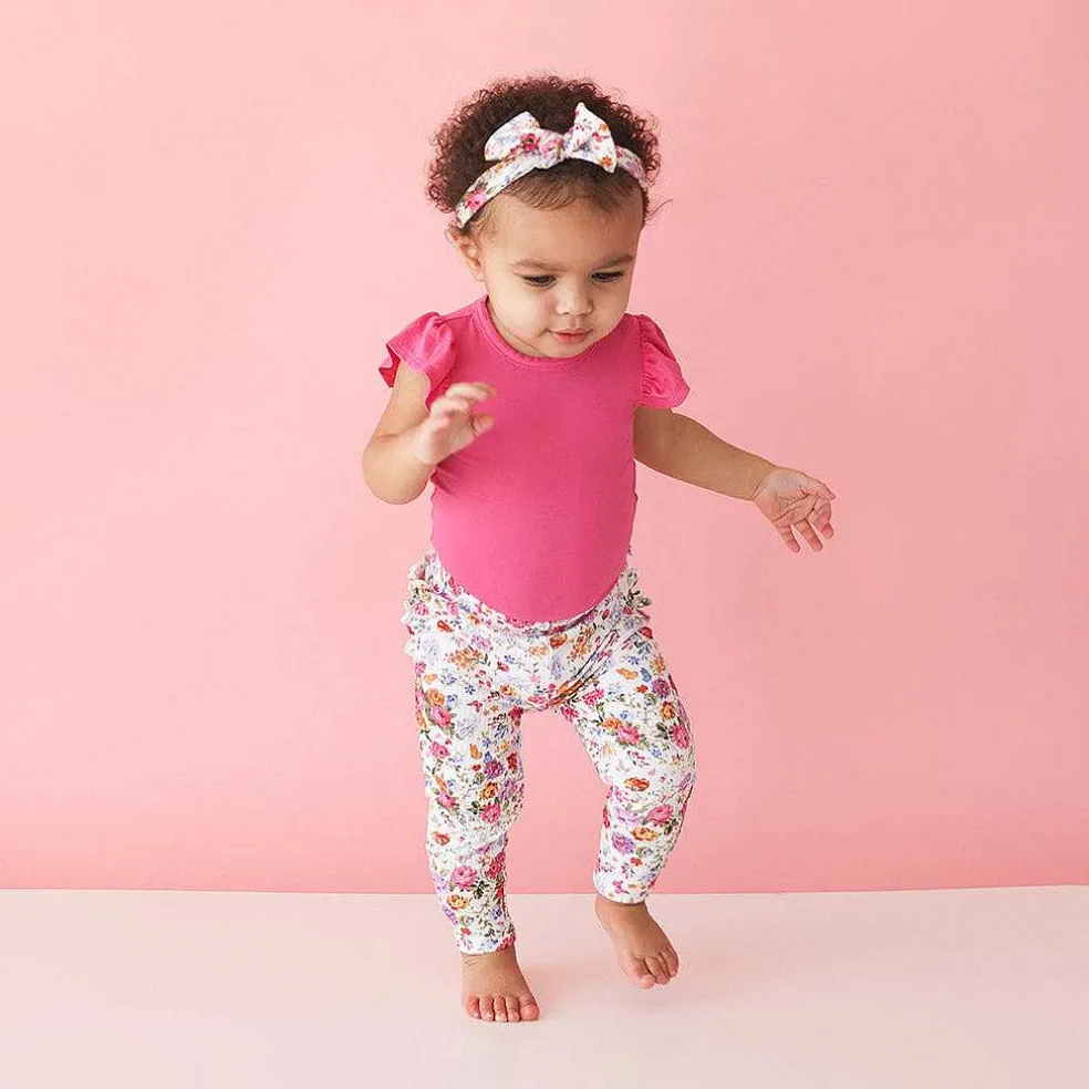 Posh Peanut Ruffled Bum Leggings Hot