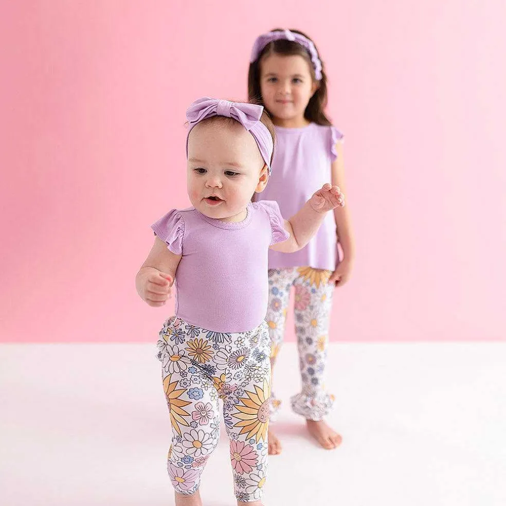 Posh Peanut Ruffled Bum Leggings Fashion