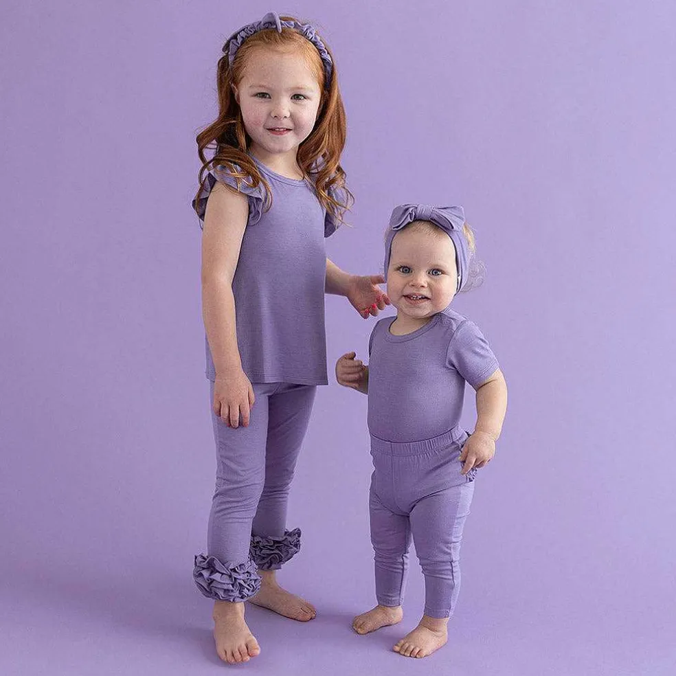 Posh Peanut Ruffled Bum Leggings Cheap