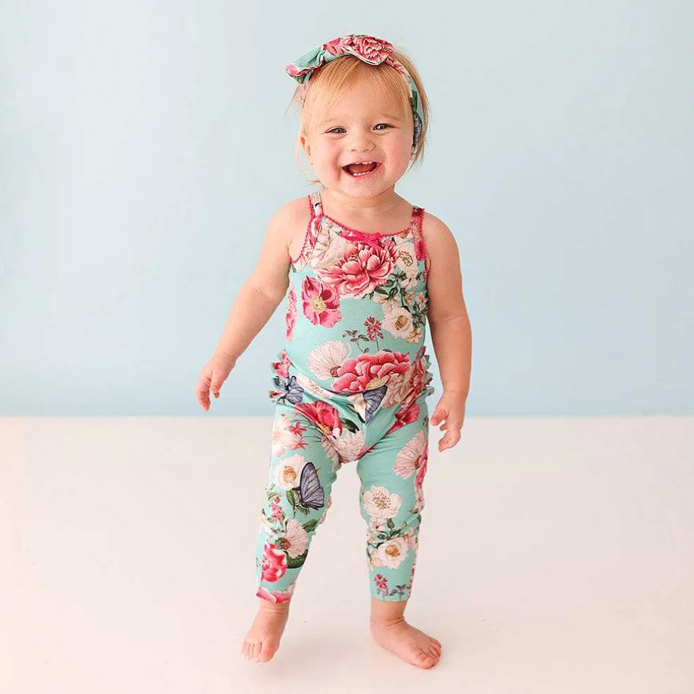 Posh Peanut Ruffled Bum Leggings Discount