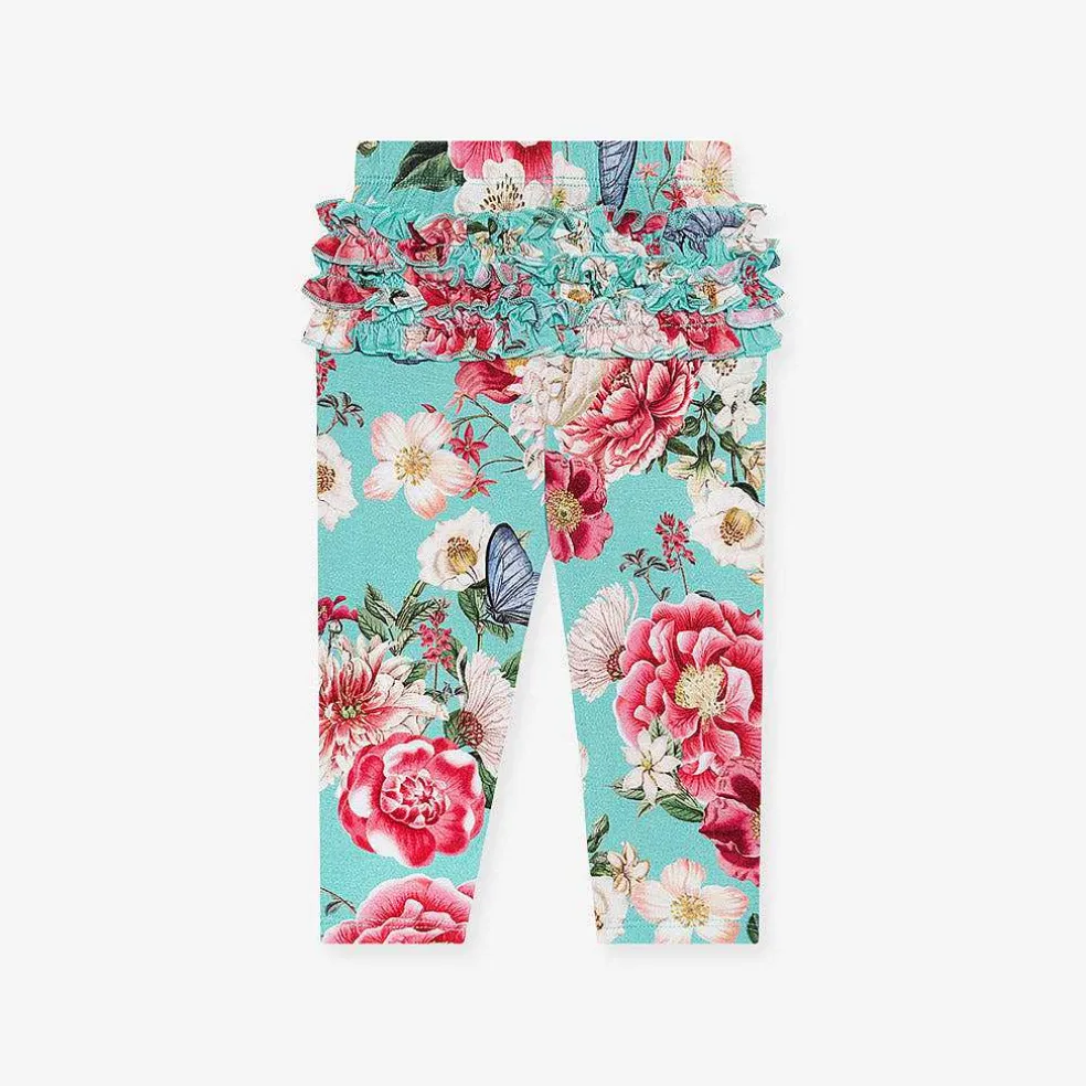 Posh Peanut Ruffled Bum Leggings Discount