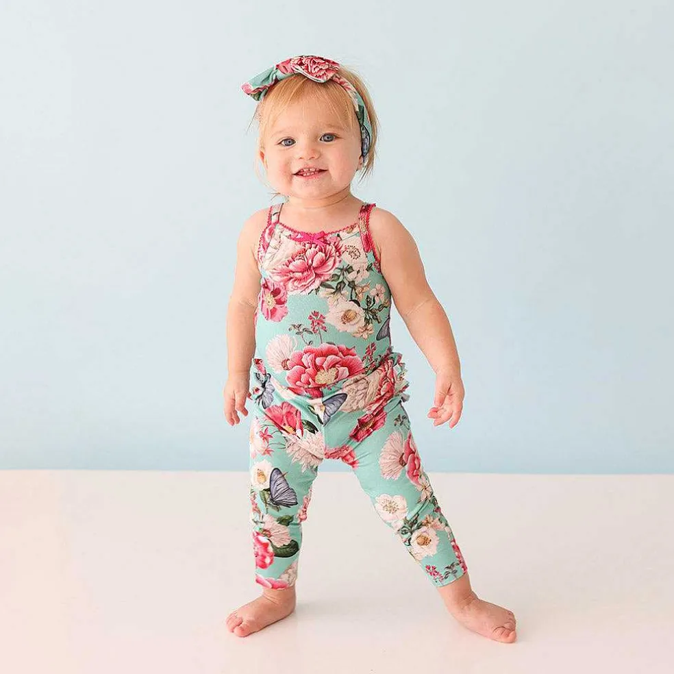 Posh Peanut Ruffled Bum Leggings Discount