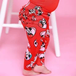 Posh Peanut Ruffled Bum Leggings Flash Sale