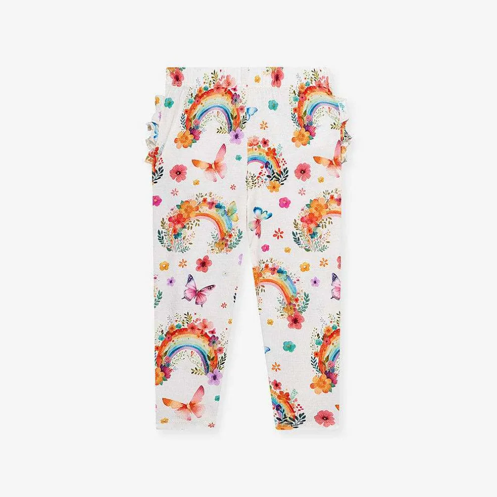 Posh Peanut Ruffled Bum Leggings Outlet