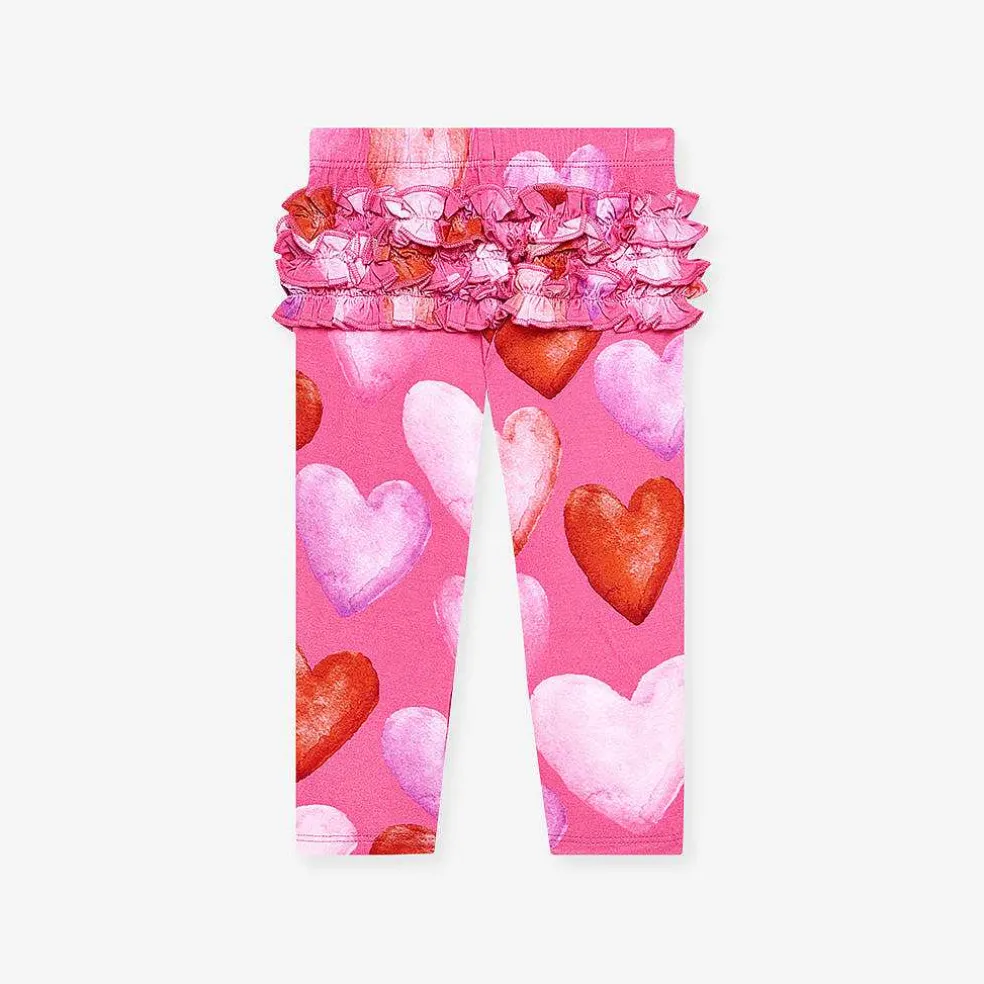 Posh Peanut Ruffled Bum Leggings Clearance