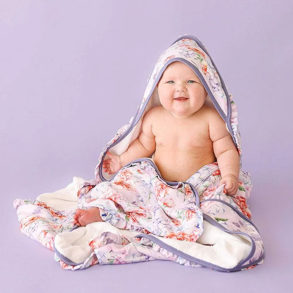 Posh Peanut Ruffled Hooded Towel Best Sale