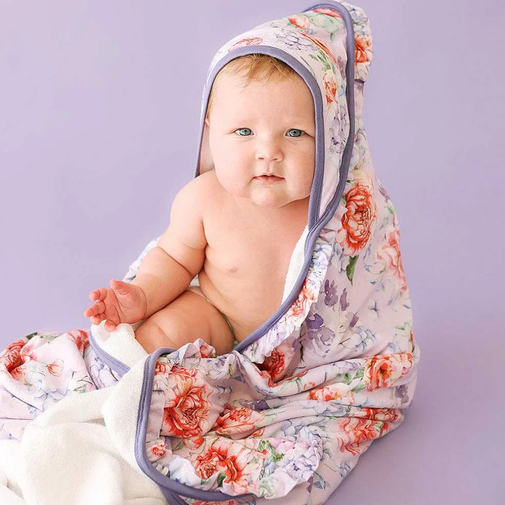 Posh Peanut Ruffled Hooded Towel Best Sale