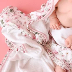 Posh Peanut Ruffled Hooded Towel Clearance