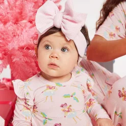 Posh Peanut Ruffled Long Sleeve Bubble Romper Shop