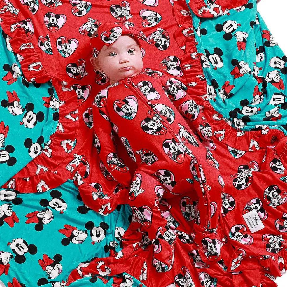 Posh Peanut Ruffled Luxe Patoo® Blanket Shop