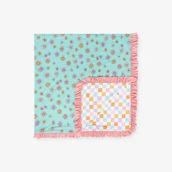 Posh Peanut Ruffled Luxe Patoo® Blanket Sale