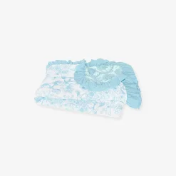Posh Peanut Ruffled Luxe Patoo® Blanket Hot