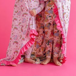 Posh Peanut Ruffled Luxe Patoo® Blanket Online