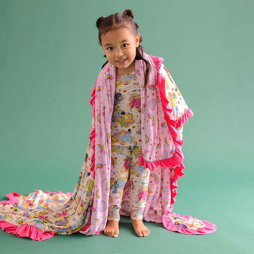 Posh Peanut Ruffled Luxe Patoo® Blanket Online