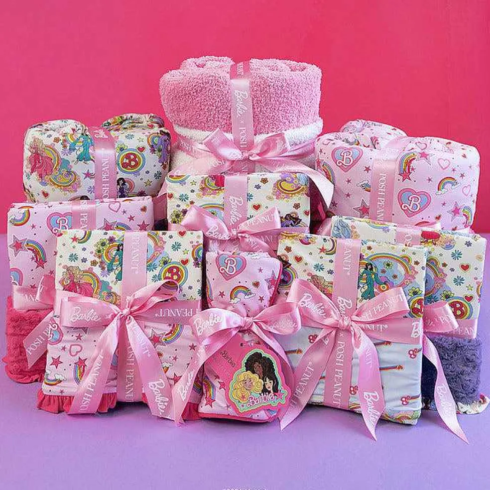 Posh Peanut Ruffled Luxette Patoo® Blanket Online