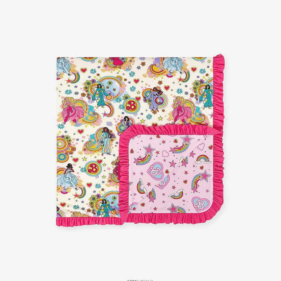 Posh Peanut Ruffled Luxette Patoo® Blanket Online