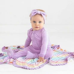 Posh Peanut Ruffled Luxette Patoo® Blanket Store