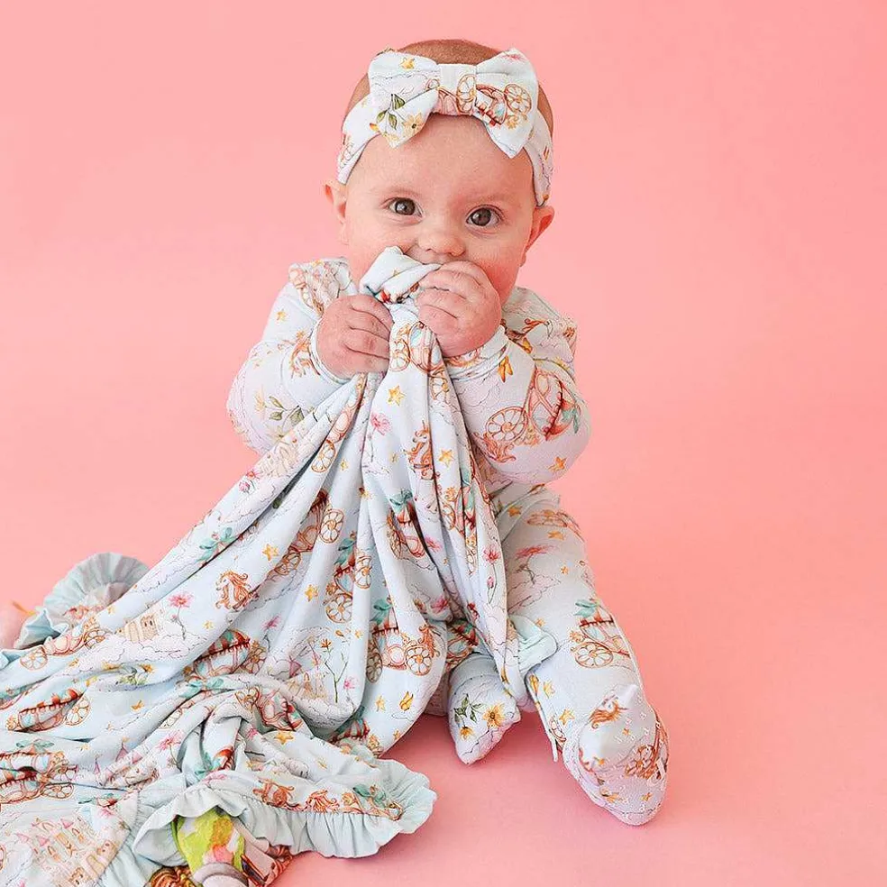 Posh Peanut Ruffled Luxette Patoo® Blanket Flash Sale