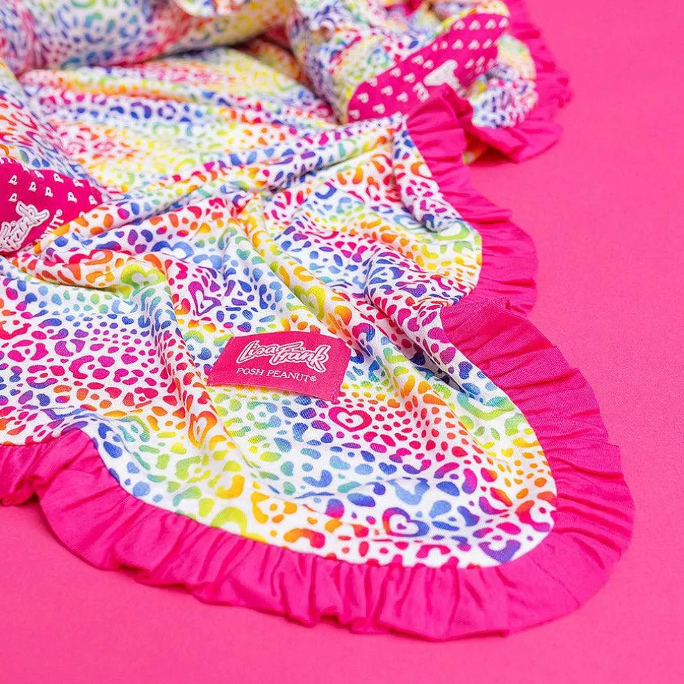 Posh Peanut Ruffled Luxette Patoo® Blanket Online