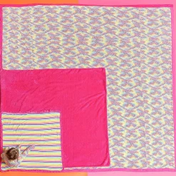 Posh Peanut Ruffled Luxette Patoo® Blanket Online