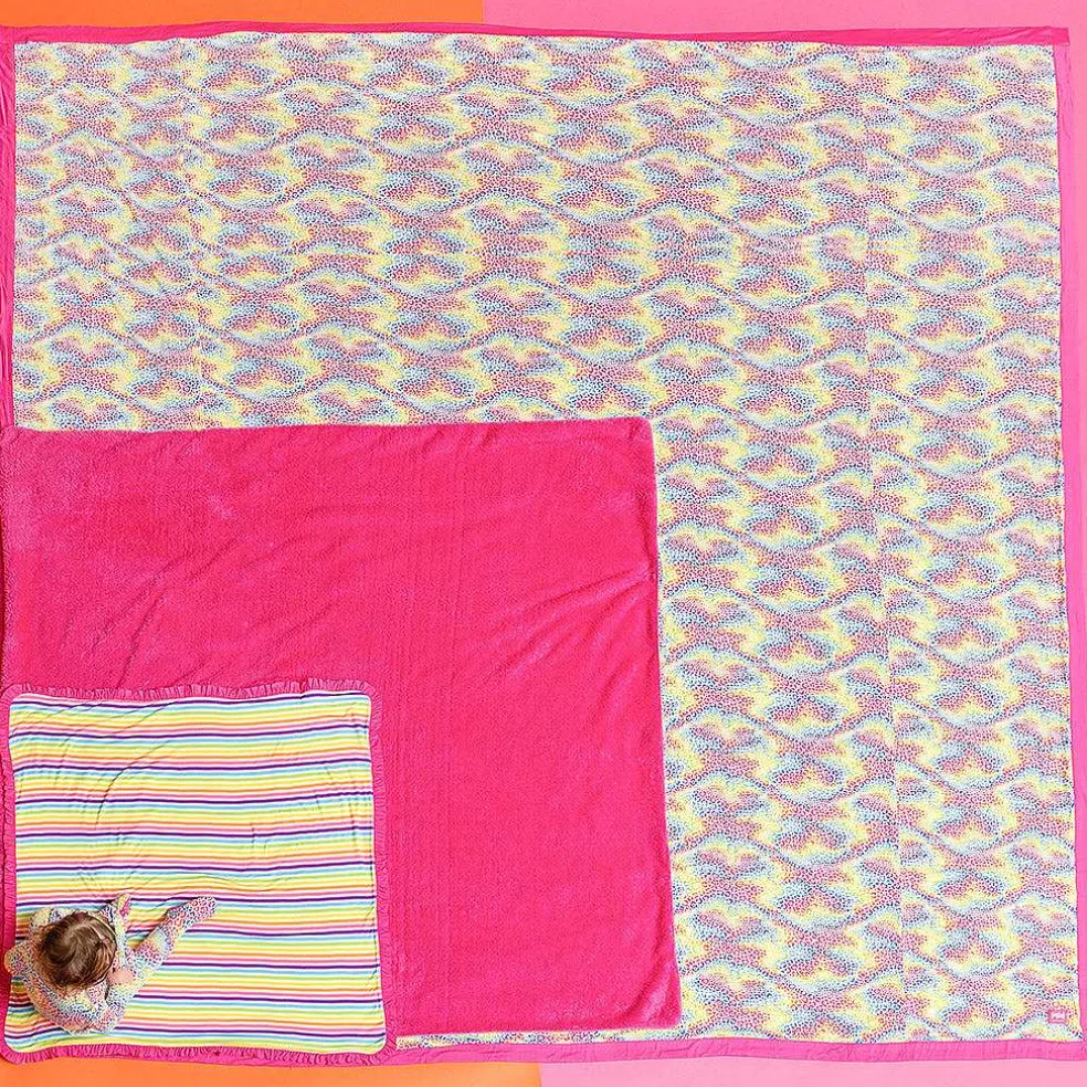 Posh Peanut Ruffled Luxette Patoo® Blanket Online