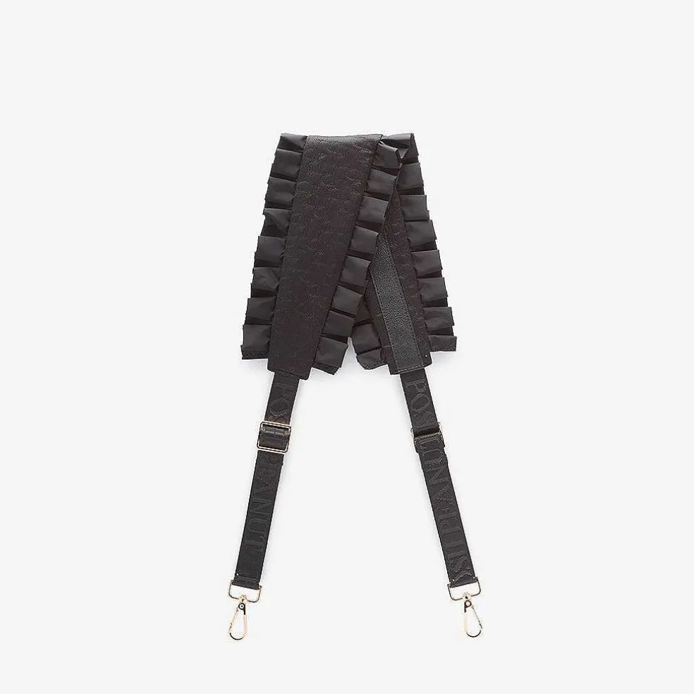 Posh Peanut Ruffled Shoulder Strap Online