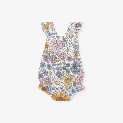 Posh Peanut Ruffled Strap Bubble Romper Discount