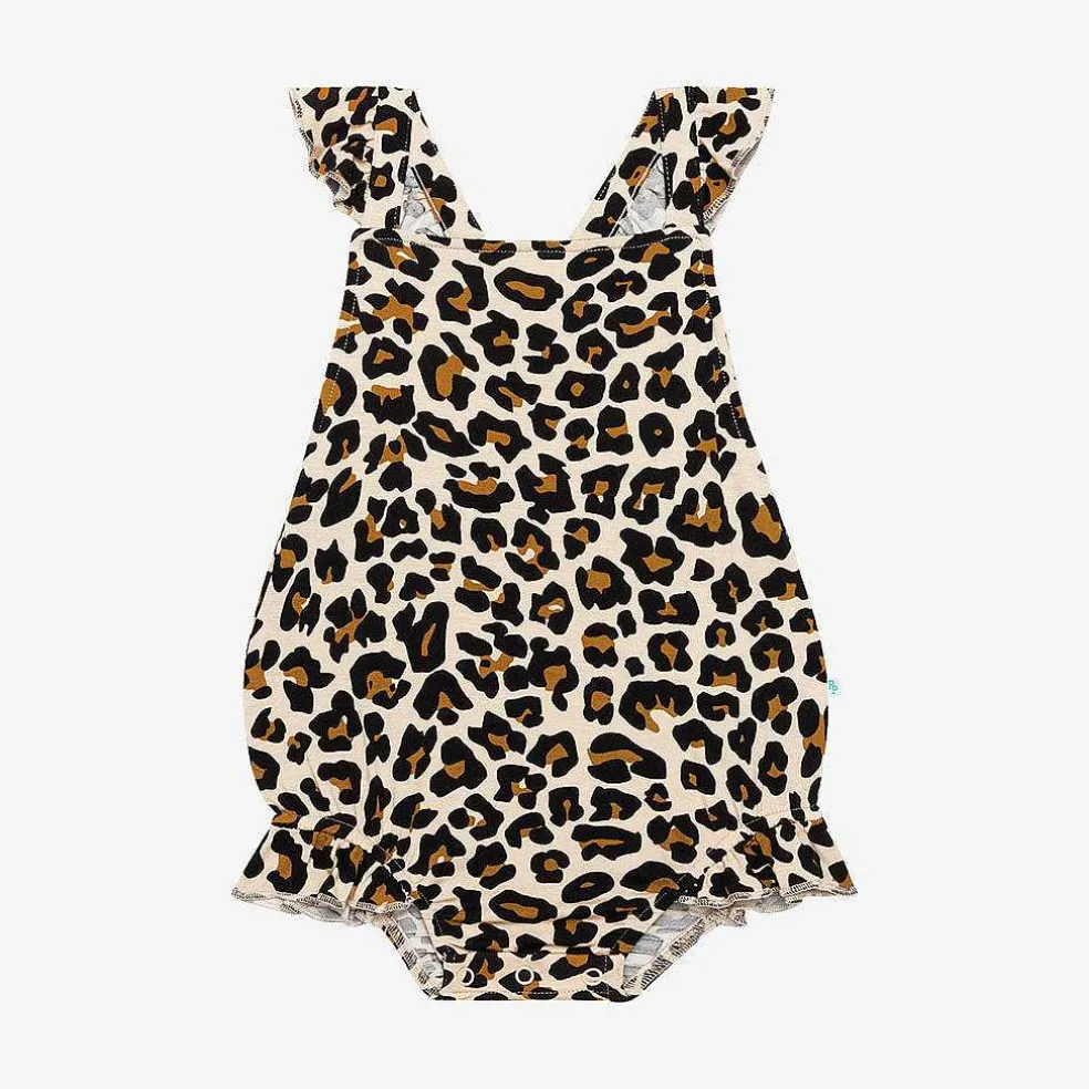Posh Peanut Ruffled Strap Bubble Romper Flash Sale
