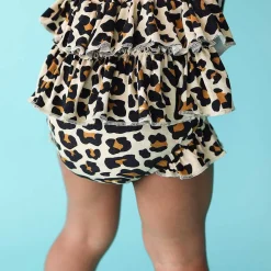 Posh Peanut Ruffled Strap Bubble Romper Flash Sale