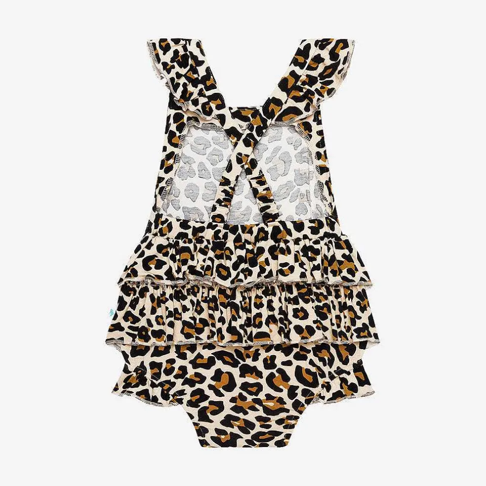 Posh Peanut Ruffled Strap Bubble Romper Flash Sale